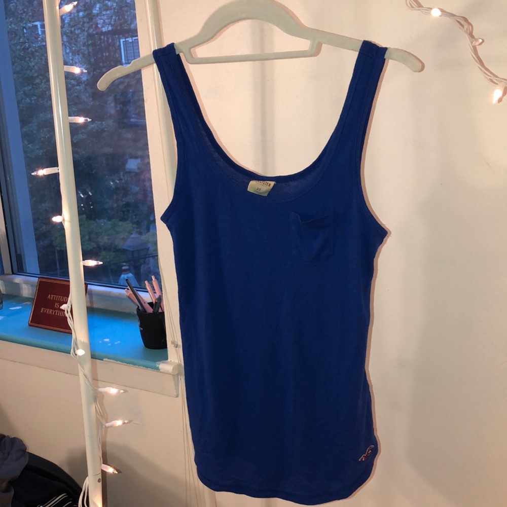 Blue tank top